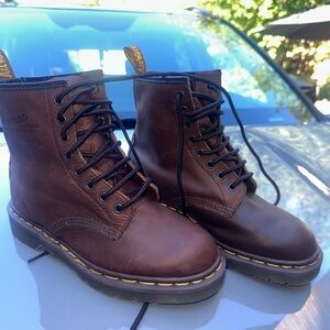 Dr. Martens Dark Brown Men's Bootss